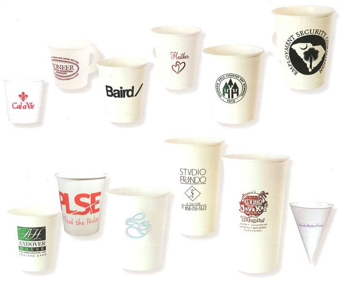 custom printed disposable coffee cups