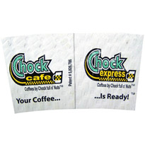 Custom Printed White Coffee Sleeves